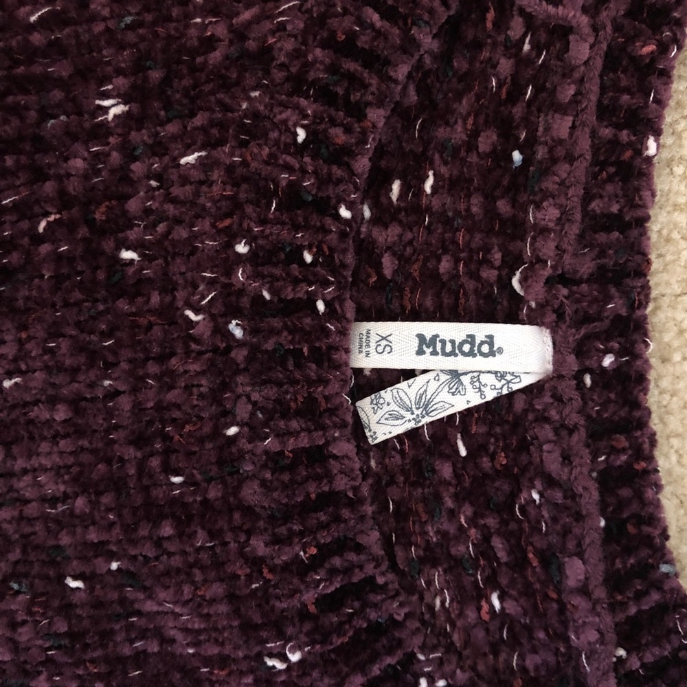 Purple chenille sweater - Picture 2 of 2